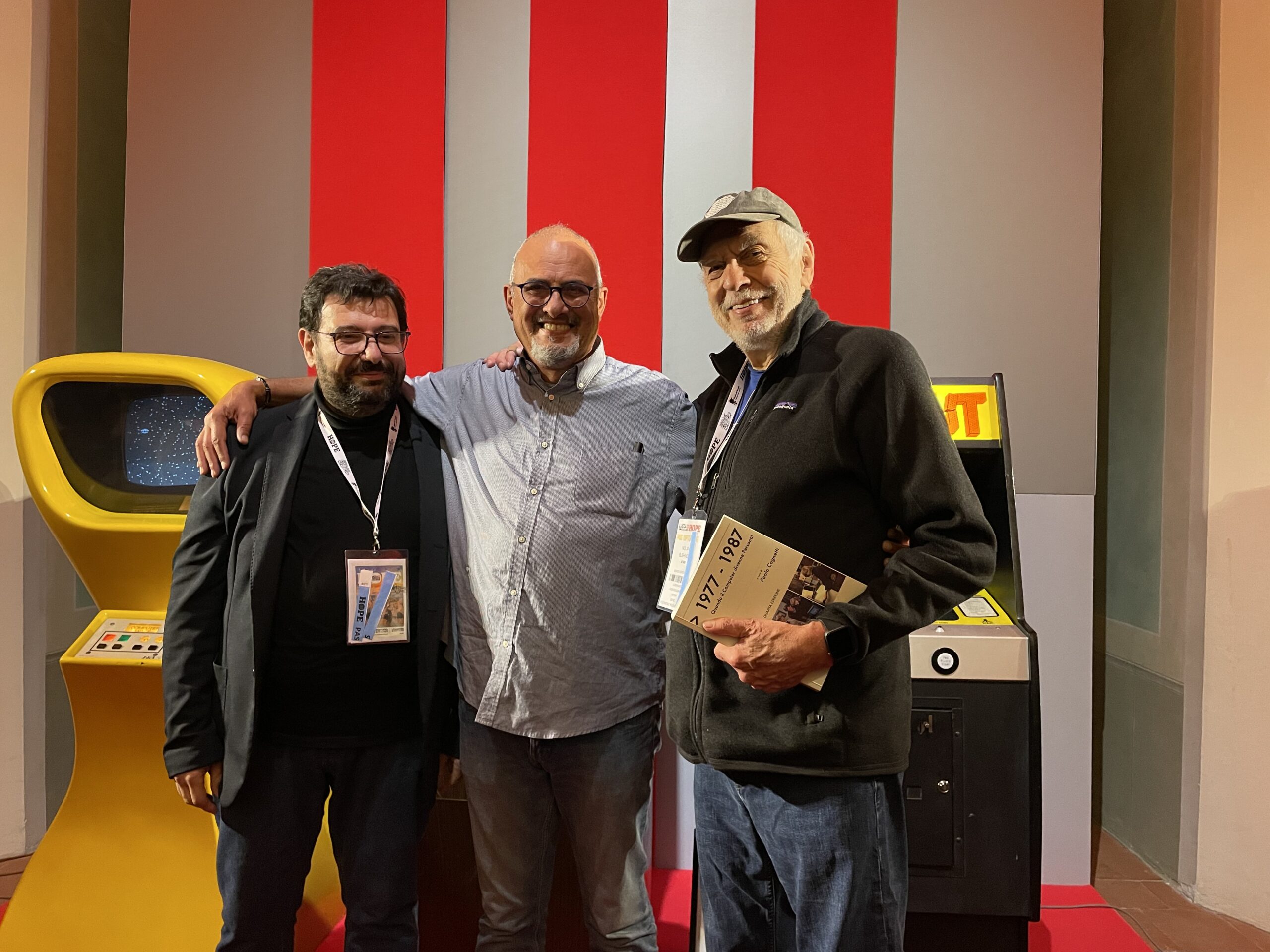 Con Nolan Bushnell fondatore di Atari e mente geniale per l'avvento dei videogame